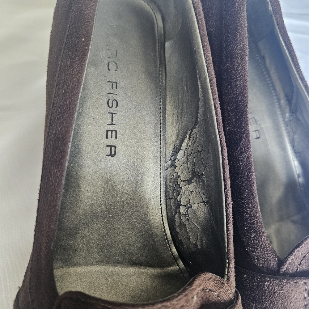 Brown Suede Women's Loafers by Eileen Fisher - Picture 8 of 15